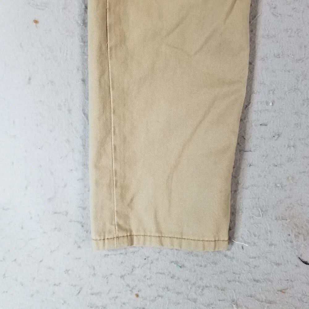 Levis 508 Mens Jeans 34x32 Tapered Straight Brown‎ Denim Retro Pants